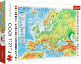 Пазл Trefl Физическая карта Европы, 1000 эл.