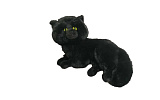 Мягкая игрушка Fluffy Family Черный кот, 30х20 см
