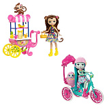 Кукла Enchantimals со зверюшкой и транспортным средством