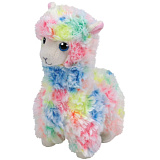 Мягкая игрушка TY Лола, лама, разноцветная, 15 см