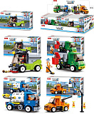 Конструктор Sluban Городские службы, 8 шт.
