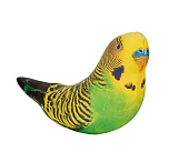 Игрушка мягконабивная KiddieArt Tallula Попугай волнистый, зелёный, 30 см