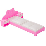 Кровать для куклы Огонёк, розовая