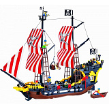 Конструктор Brick Пиратский корабль Черная Жемчужина, 870 дет.