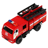 Пожарная автоцистерна Технопарк АЦ-3, КамАЗ 43502, инерционная