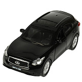 Модель машины Технопарк Infiniti QX70, черная, инерционная