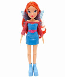 Шарнирная кукла Winx Club Модная Блум, с крыльями, 24 см