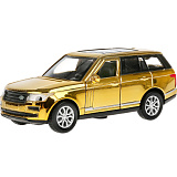 Модель машины Технопарк Range Rover Vogue золоченый хром, инерционная