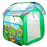 Детская игровая палатка Играем вместе Веселые машинки, в сумке