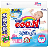 Подгузники Goon Newborn, до 5 кг, 114 шт.