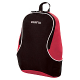 Рюкзак Staff Flash, универсальный, черно-красный, 40х30х16 см
