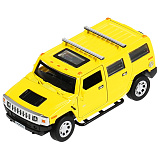 Модель машины Технопарк Hummer H2, жёлтая, инерционная