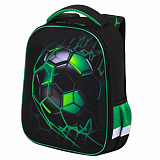 Ранец Brauberg Kids Start Green Ball, 1 отделение, 2 кармана, 35х26х13 см, 12L