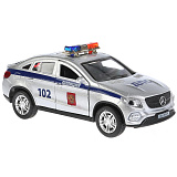 Модель машины Технопарк Mercedes-Benz GLE Coupe, Полиция, инерционная, свет, звук