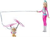 Кукла Mattel Barbie с летающим котом Попкорном, серия Barbie и космические приключения