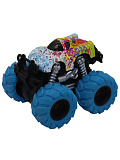 Машинка гоночная Funky Toys Die-cast, 4*4, фрикционная, двойной реверс, синие колеса