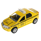 Модель машины Технопарк Renault Logan Такси, инерционная, свет, звук