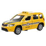 Модель машины Технопарк Skoda Yeti Такси, инерционная, свет, звук
