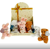 Мягкая игрушка Мульти-Пульти Мишки и зайцы с возд. шар., дисплей, 3 вида