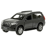 Модель машины Технопарк Toyota Land Cruiser Prado, серая, инерционная