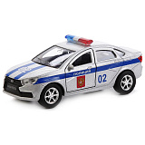 Модель машины Технопарк Lada Vesta, Полиция, инерционная