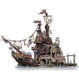 3D пазл CubicFun Пиратский корабль Тортуга, 218 деталей