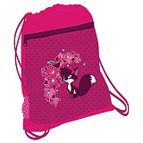 Мешок-рюкзак для обуви Belmil Animal Forest-Foxy, с вент. сеткой и объем. карм. на молн., 35х43 см