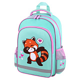 Рюкзак Пифагор School, Red Panda, 1 отделение, 3 кармана, 38x28х14 см, 15L