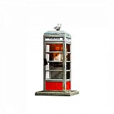 Сборная модель из картона Умная Бумага Советская телефонная будка