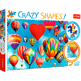 Пазл Trefl Crazy Shapes Цветные воздушные шары, 600 дет.