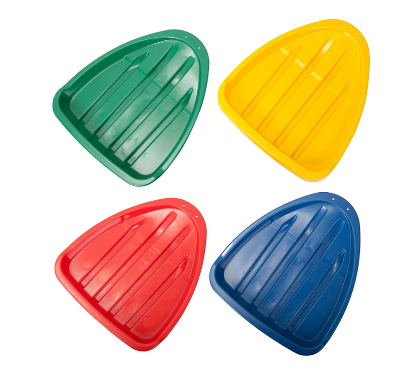 Санки-ледянки Винтер Треугольник, большие 43х37 см - фото