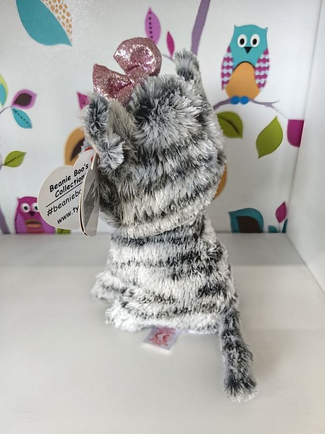 Мягкая игрушка Кики, кошка серая, 15 см - N7 Мягкая игрушка Кики, кошка серая, 15 см - фото N7