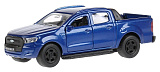 Модель машины Технопарк Ford Ranger пикап, синяя, инерционная