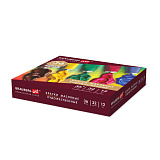 Краски масляные художественные Brauberg Art Premiere, набор 36 штук, 32 цвет, в тубах, 12 мл