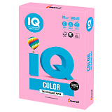 Бумага цветная IQ Сolor A3, большой формат, 297х420 мм, 80 г/м2, 500 л., неон, розовая