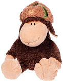 Мягкая игрушка Supertoys Овца коричневая в шапке, 80 см