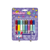 Смываемый клей Crayola с блестками, 16 цветов