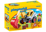 Конструктор Playmobil 1.2.3 Экскаватор