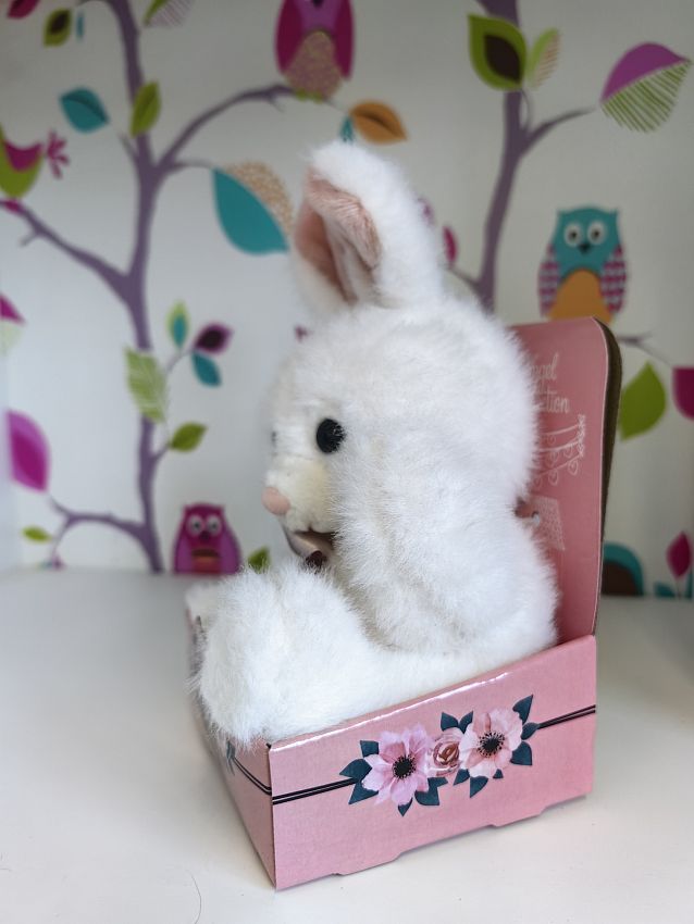 Мягкая игрушка Angel Collection Зайка Валентинка с бантиком, 14 см - N3 Мягкая игрушка Angel Collection Зайка Валентинка с бантиком, 14 см - фото N3