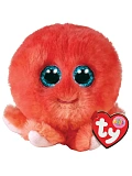 Игрушка-пуф TY Коралловый осьминог Шелдон, 10 см