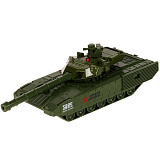 Военная техника Технопарк Танк Т-14 Армата, зеленый, инерционный
