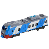 Модель Технопарк Скоростной поезд, пластиковый, инерционный, свет, звук, 32 см