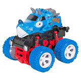 Машинка KiddieDrive Big Wheels Дино-внедорожник, синий