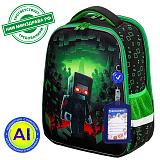 Ранец Brauberg Fit Night Warrior, 2 отделения, 16L, 38х27х14 см