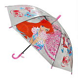 Зонт детский Играем вместе Winx, прозрачный, 50 см