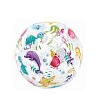 Надувной мяч Intex Lively Print Balls, Морские обитатели, 51 см.