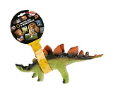 Игрушка-пластизоль Играем Вместе Динозавр Стегозавр, 33х9х14 см, звук