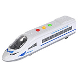 Модель Технопарк Скоростной пассажирский поезд Экспресс, пластиковый, инерционный, свет, звук
