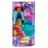 Шарнирная кукла Winx Club Fashion. Лейла, с крыльями, 6 аксессуаров, 24 см