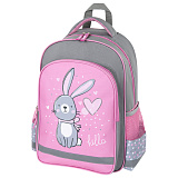Рюкзак для начальной школы Пифагор School Adorable bunny, 38x28х14 см